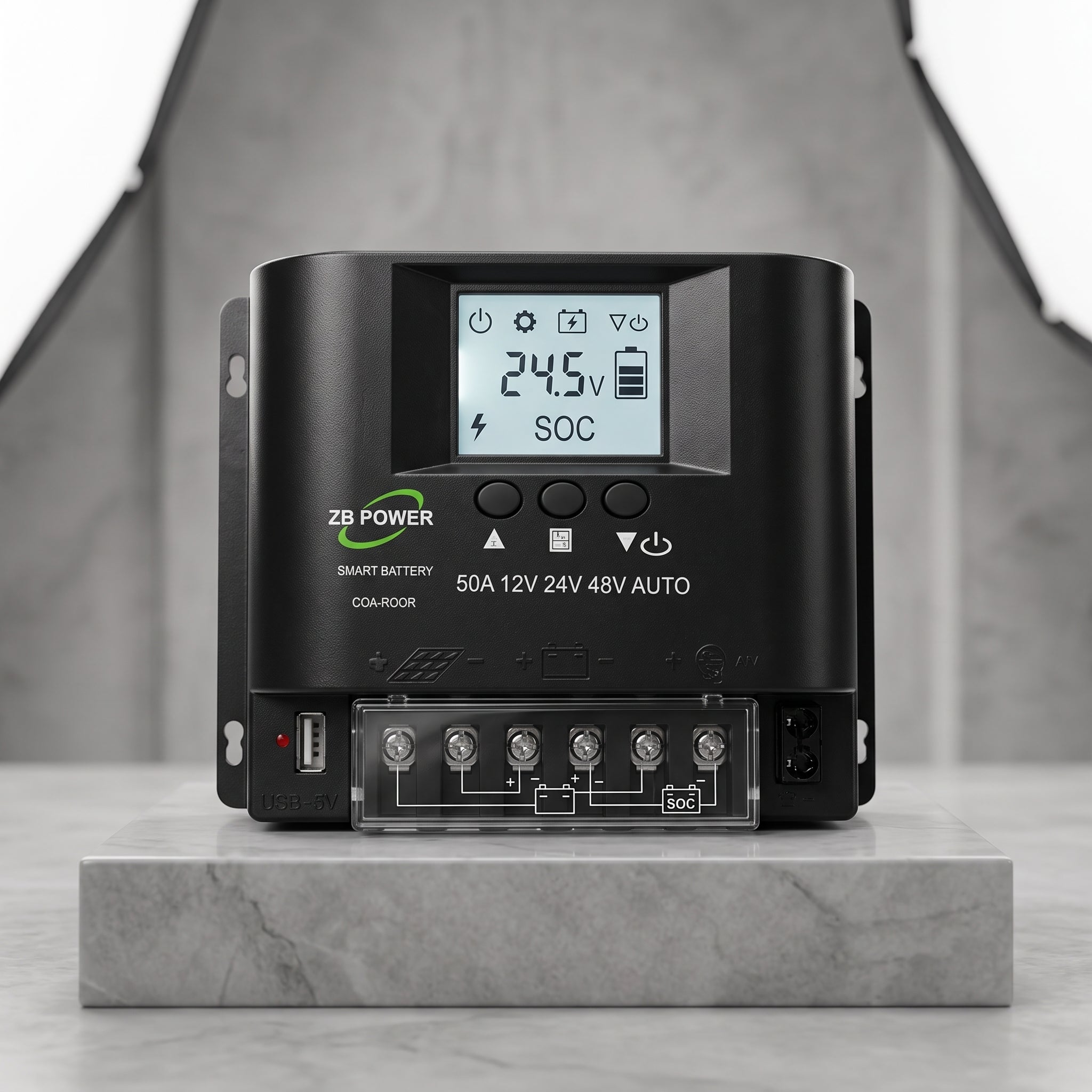 🔋 ZB Power Smart Solar Charge Controller ☀️