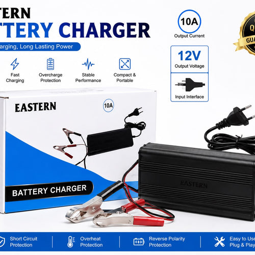 🔋 EASTERN 12V 10A Smart Battery Charger ⚡
