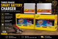 🔋 Three-Phase Smart Battery Charger (10A) ⚡