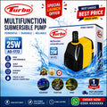 🌊 Turbo 25W Multifunction Submersible Pump (AD-1772) ⚡